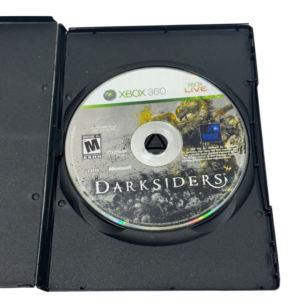Darksiders Xbox 360 2010 Disc Only THQ Scratched Untested